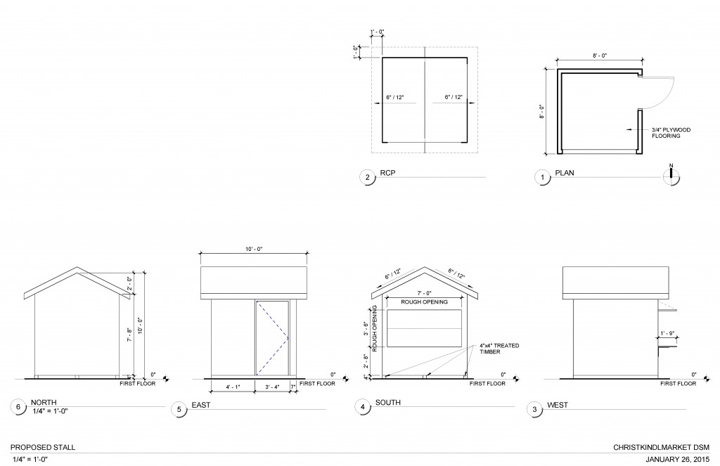 Christmas Market - Sheet - A133 - PROPOSED STALL1